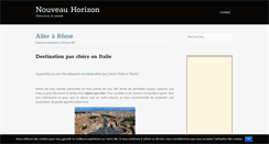 Desktop Screenshot of nouveau-horizon.com